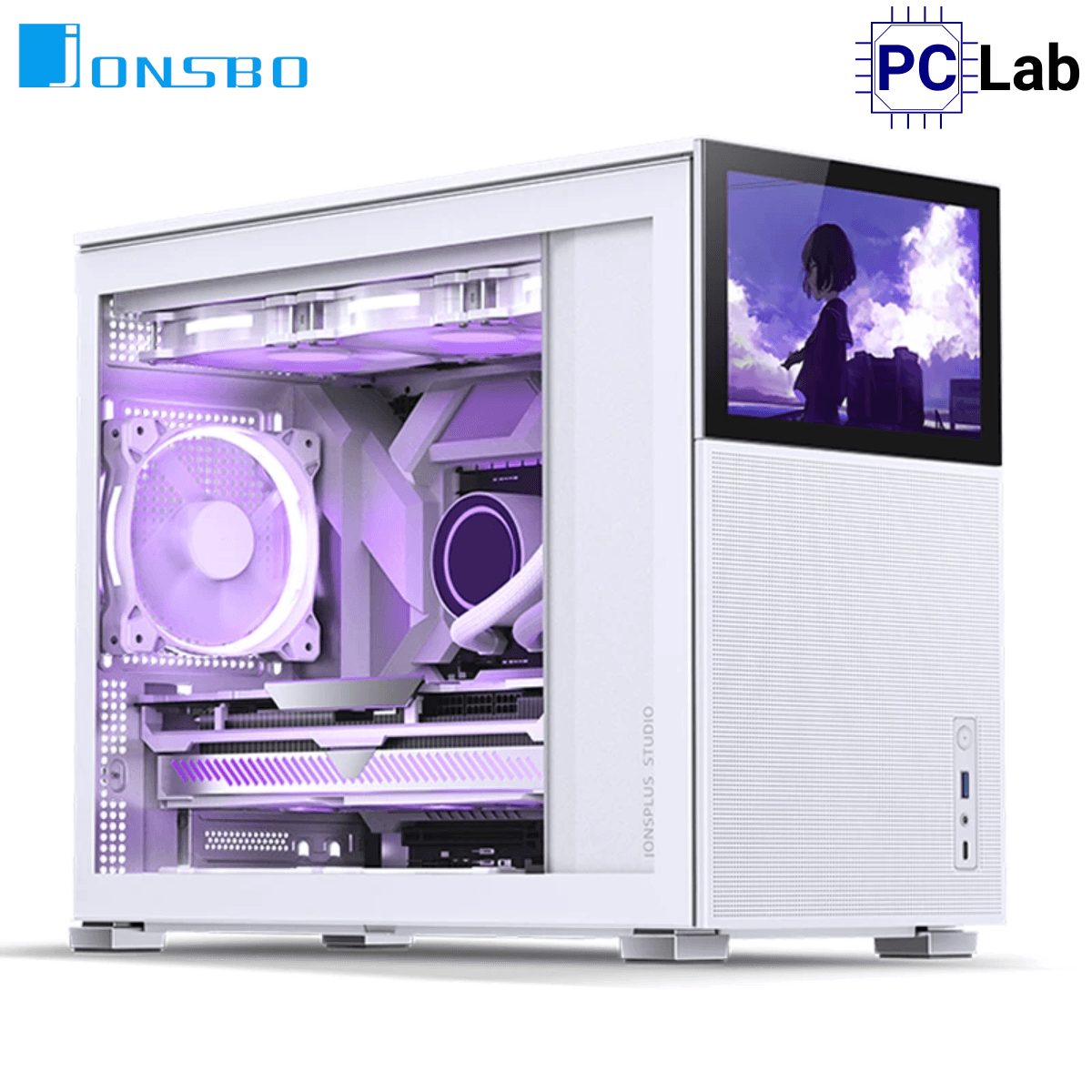 Vỏ case PC máy tính Jonsbo D31 MESH SCREEN White (M-ATX, Mid Tower, Trắng)