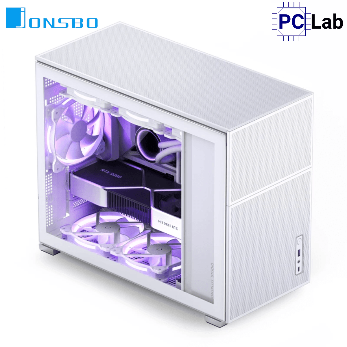 Vỏ case PC máy tính Jonsbo D31 MESH White (M-ATX, Mid Tower, Trắng)