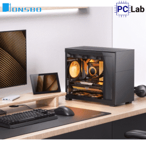 Vỏ case PC máy tính Jonsbo D31 STD Black (M-ATX, Mid Tower, Đen)