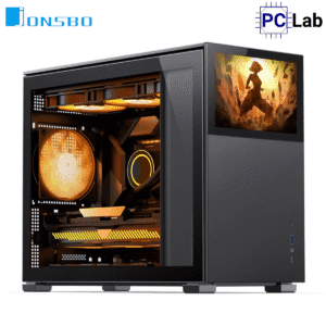 Vỏ case PC máy tính Jonsbo D31 STD SCREEN Black (M-ATX, Mid Tower, Đen)