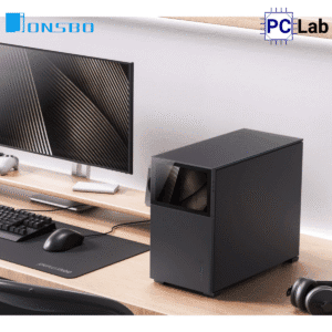 Vỏ case PC máy tính Jonsbo D31 STD SCREEN Black (M-ATX, Mid Tower, Đen)