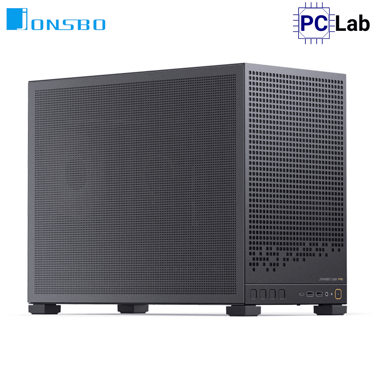 Vỏ case PC máy tính Jonsbo D32 PRO MESH Black (M-ATX, Mid Tower, Đen)