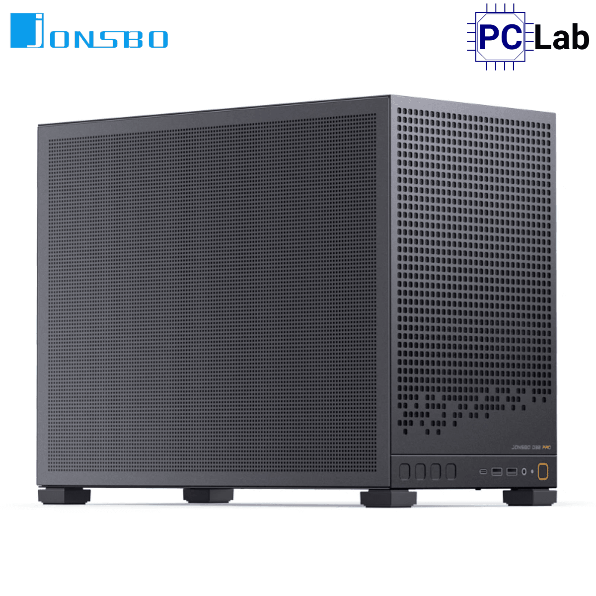 Vỏ case PC máy tính Jonsbo D32 PRO MESH Black (M-ATX, Mid Tower, Đen)