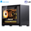 Vỏ case PC máy tính Jonsbo D32 STD Black (M-ATX, Mid Tower, Đen)