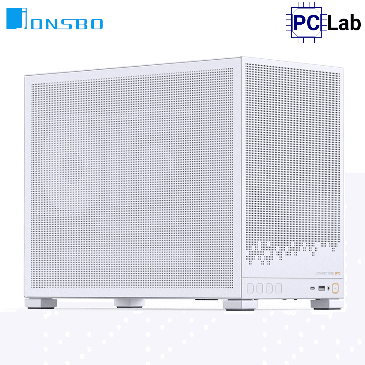 Vỏ case PC máy tính Jonsbo D32 STD MESH White (M-ATX, Mid Tower, Trắng)