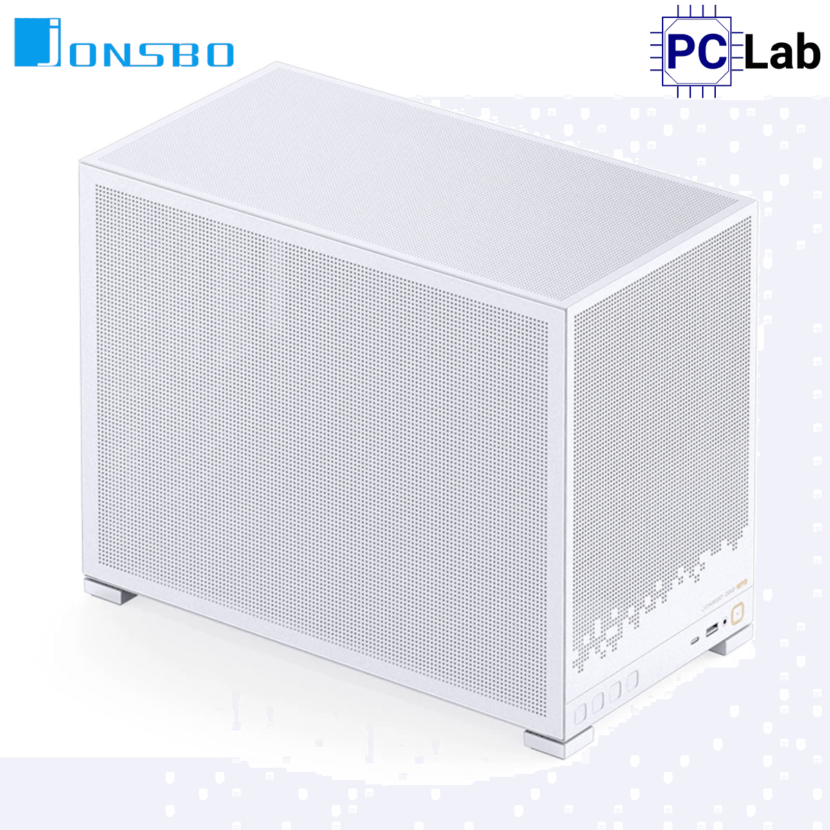 Vỏ case PC máy tính Jonsbo D32 STD MESH White (M-ATX, Mid Tower, Trắng)
