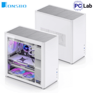 Vỏ case PC máy tính Jonsbo D40 White (ATX, Mid Tower, Trắng)