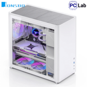 Vỏ case PC máy tính Jonsbo D40 White (ATX, Mid Tower, Trắng)