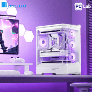 Vỏ case PC máy tính Jonsbo D400 White (ATX, Mid Tower, Trắng)