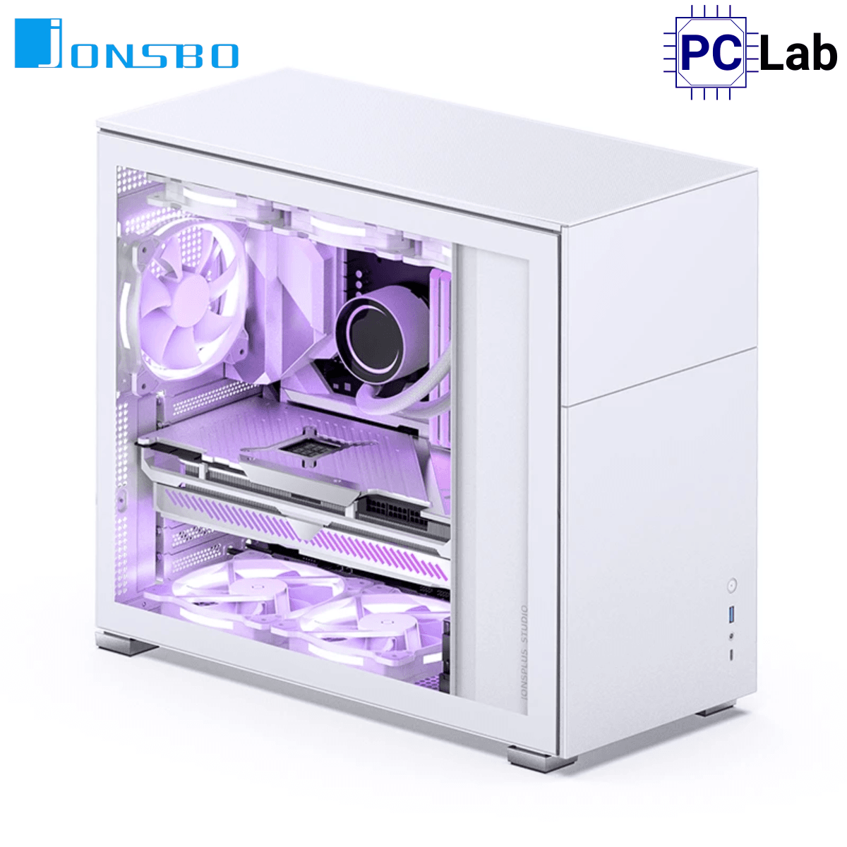Vỏ case PC máy tính Jonsbo D41 STD White (ATX, Mid Tower, Trắng)