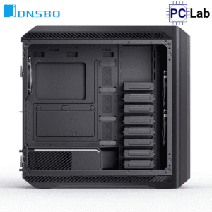 Vỏ case PC máy tính Jonsbo D500 Black (E-ATX, Full Tower, Đen)