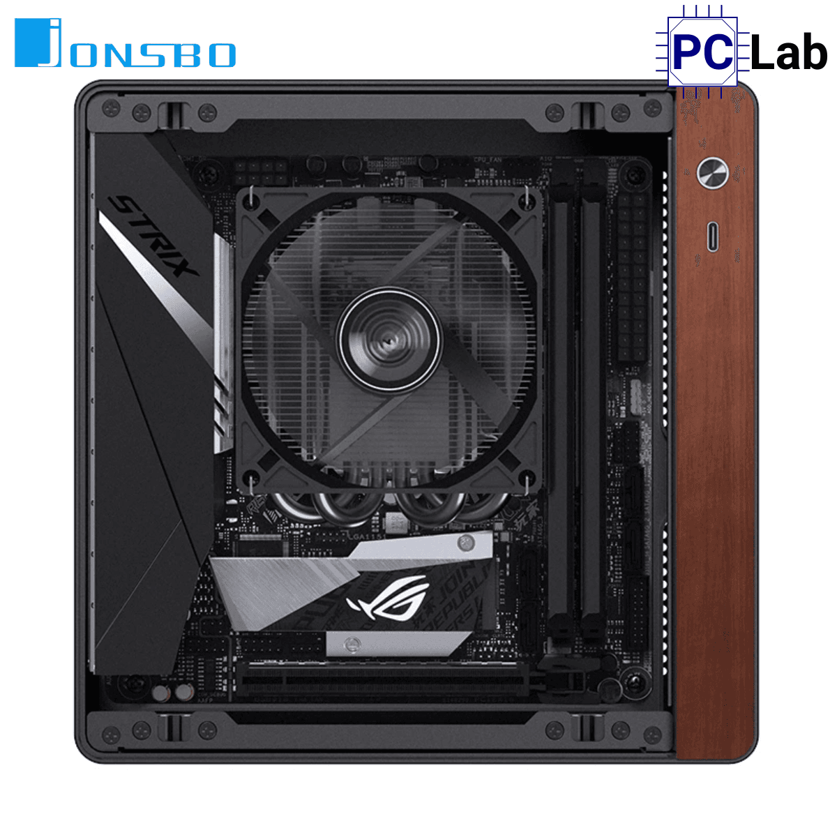 Vỏ case PC máy tính Jonsbo N10 Black (ITX, Mini Tower, Đen)