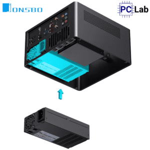 Vỏ case PC máy tính Jonsbo N10 Black (ITX, Mini Tower, Đen)