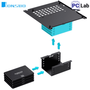 Vỏ case PC máy tính Jonsbo N10 Black (ITX, Mini Tower, Đen)