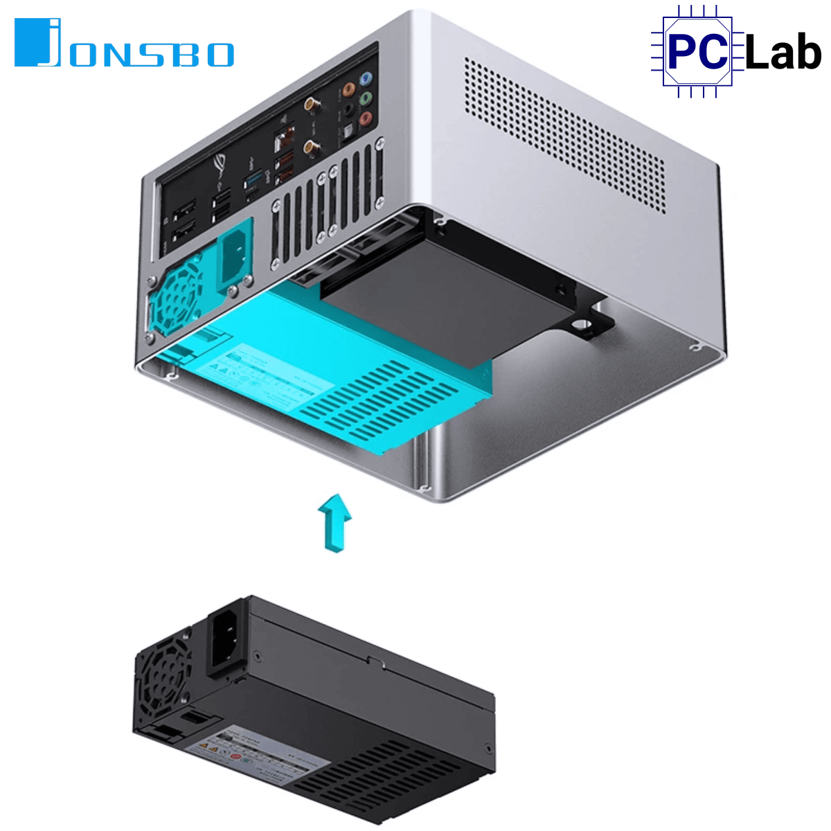 Vỏ case PC máy tính Jonsbo N10 Silver (ITX, Mini Tower, Bạc)