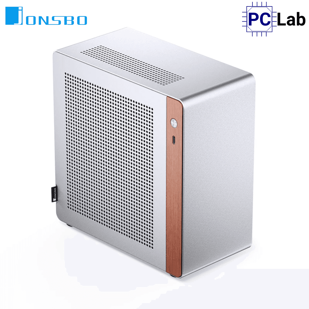 Vỏ case PC máy tính Jonsbo NV10 Silver (ITX, Mini Tower, Bạc)