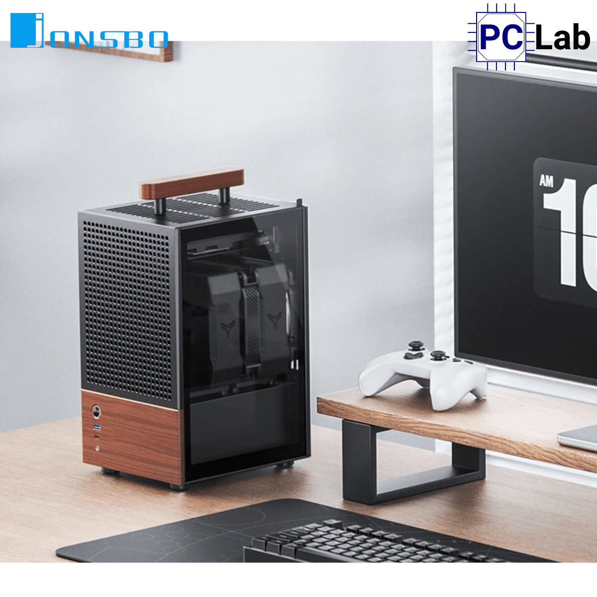 Vỏ case PC máy tính Jonsbo T6 Black (ITX, Mini Tower, Đen)