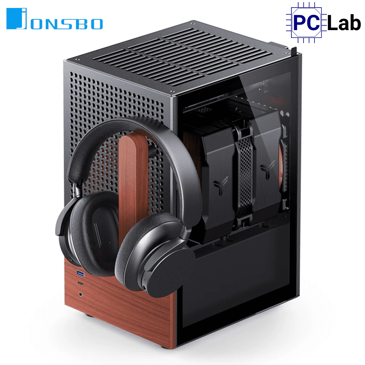 Vỏ case PC máy tính Jonsbo T6 Black (ITX, Mini Tower, Đen)