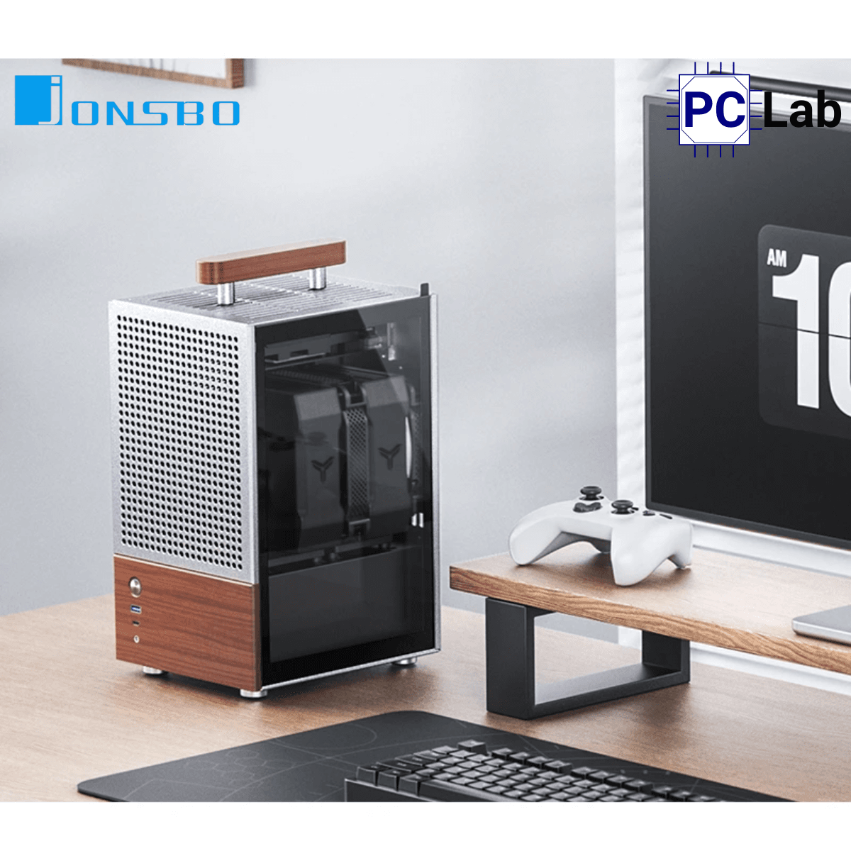 Vỏ case PC máy tính Jonsbo T6 Silver (ITX, Mini Tower, Bạc)