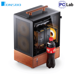 Vỏ case PC máy tính Jonsbo T7 Black (M-ATX, Mid Tower, Đen)