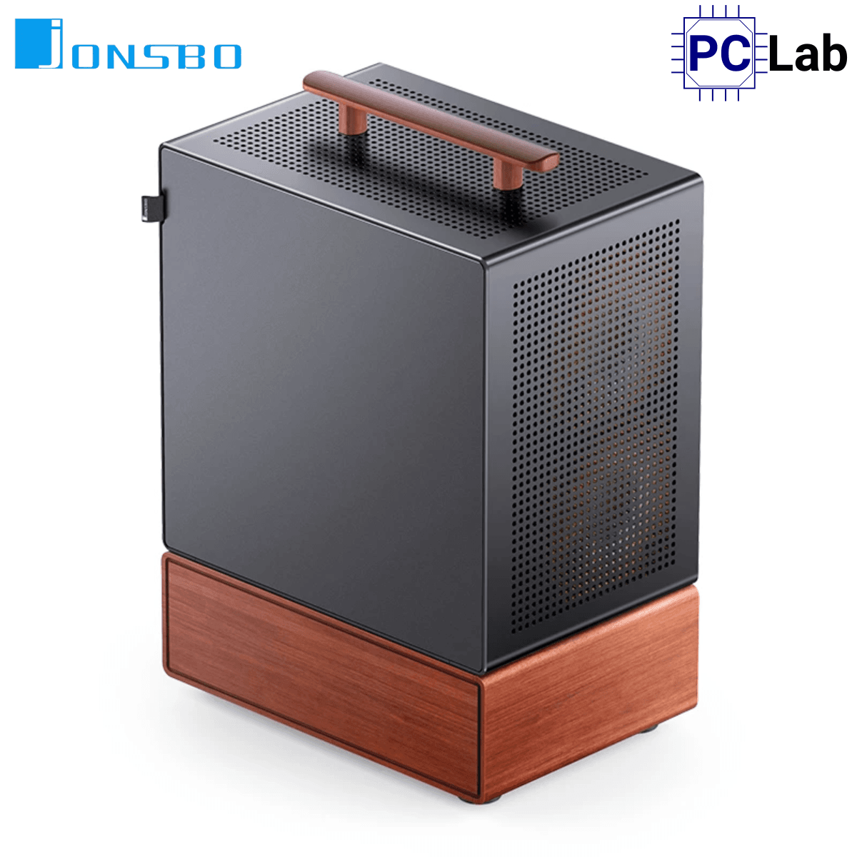 Vỏ case PC máy tính Jonsbo T7 Black (M-ATX, Mid Tower, Đen)