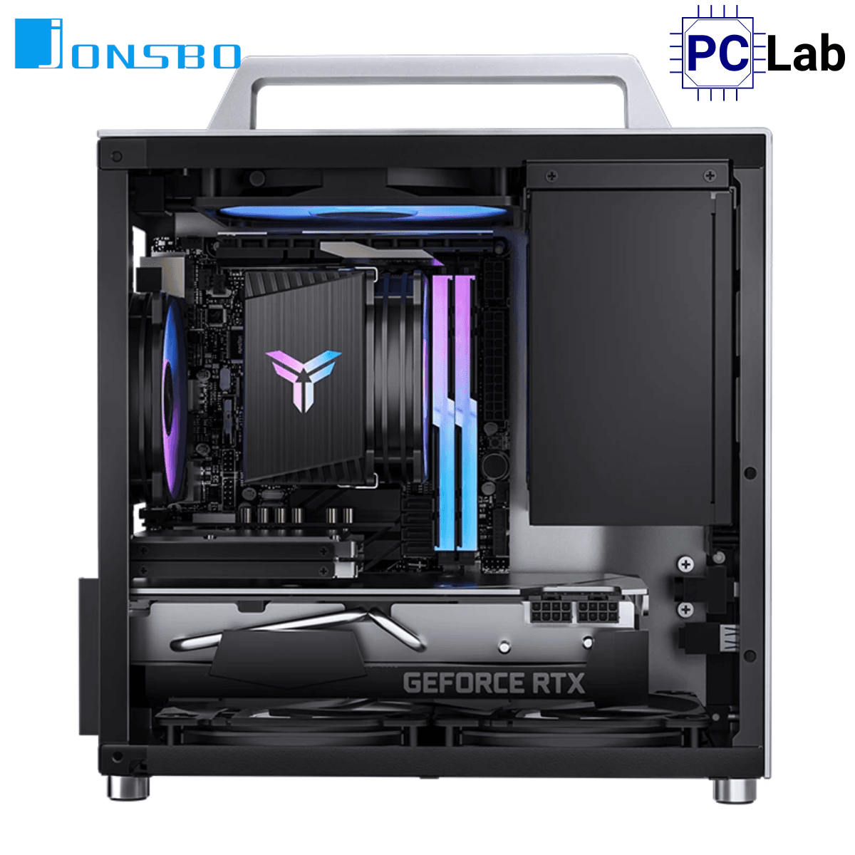 Vỏ case PC máy tính Jonsbo T8 PLUS Silver (ITX, Mini Tower, Bạc)
