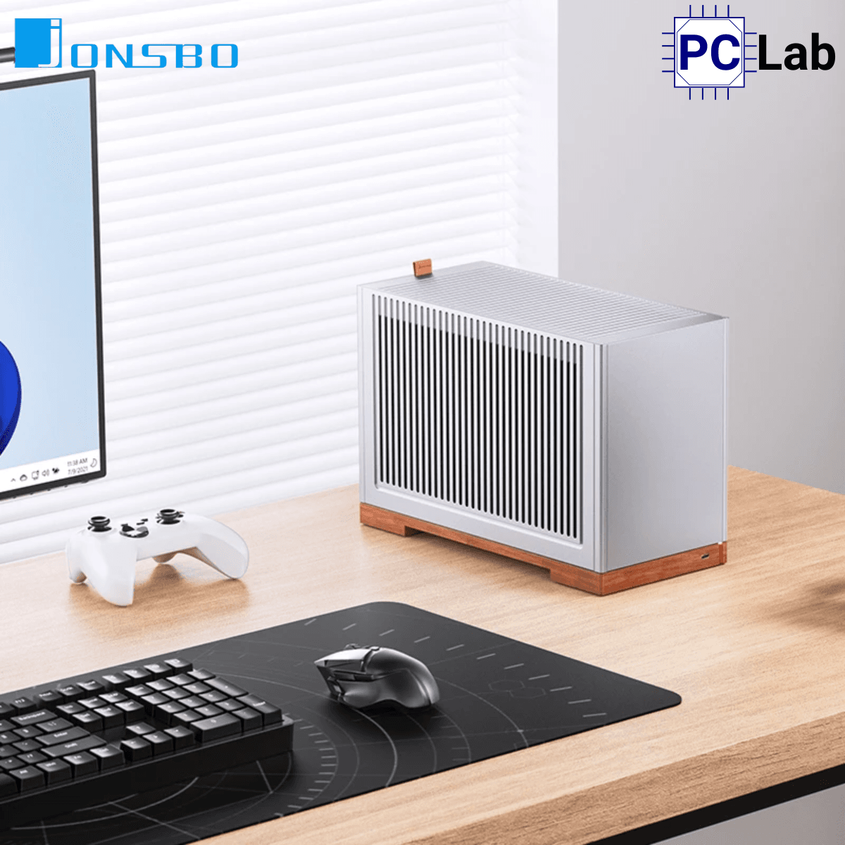 Vỏ case PC máy tính Jonsbo T9 Silver (ITX, Mini Tower, Bạc)