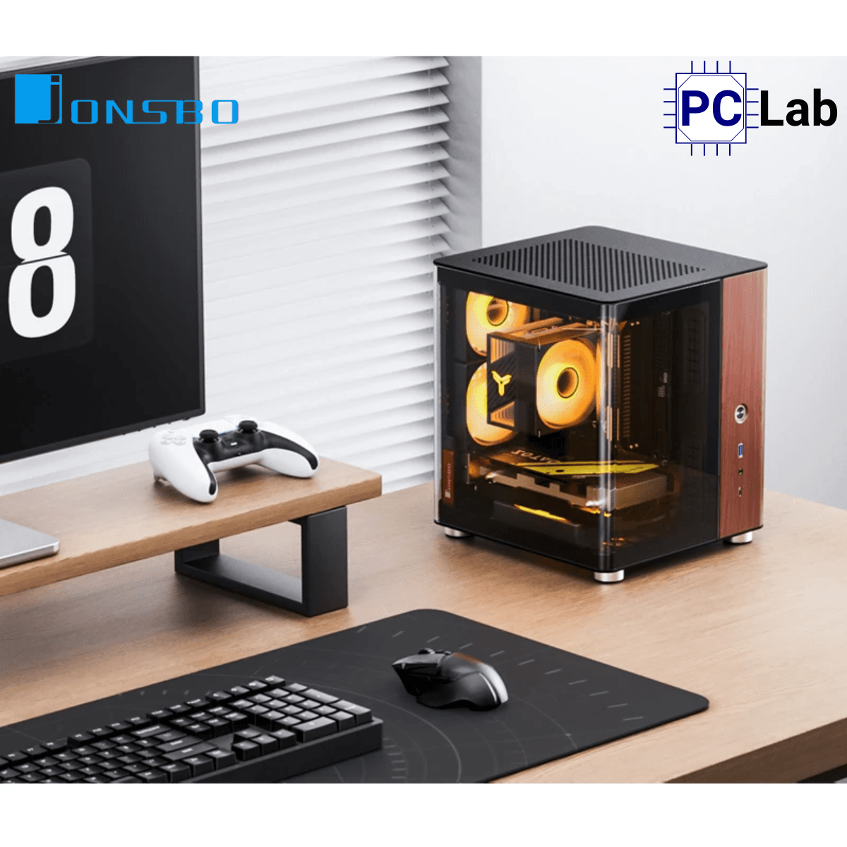 Vỏ case PC máy tính Jonsbo TK-0 Black (ITX, Mini Tower, Đen)
