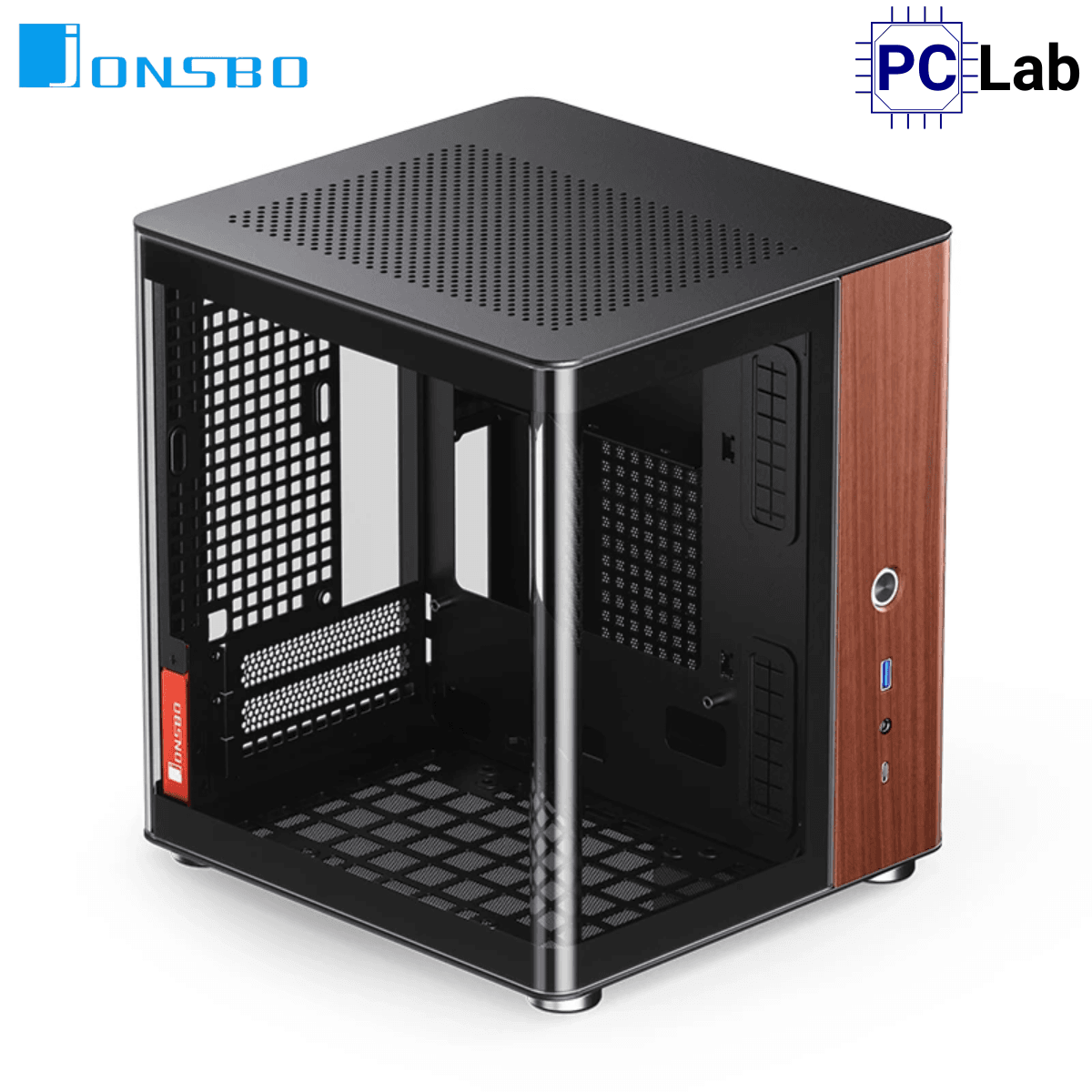 Vỏ case PC máy tính Jonsbo TK-0 Black (ITX, Mini Tower, Đen)