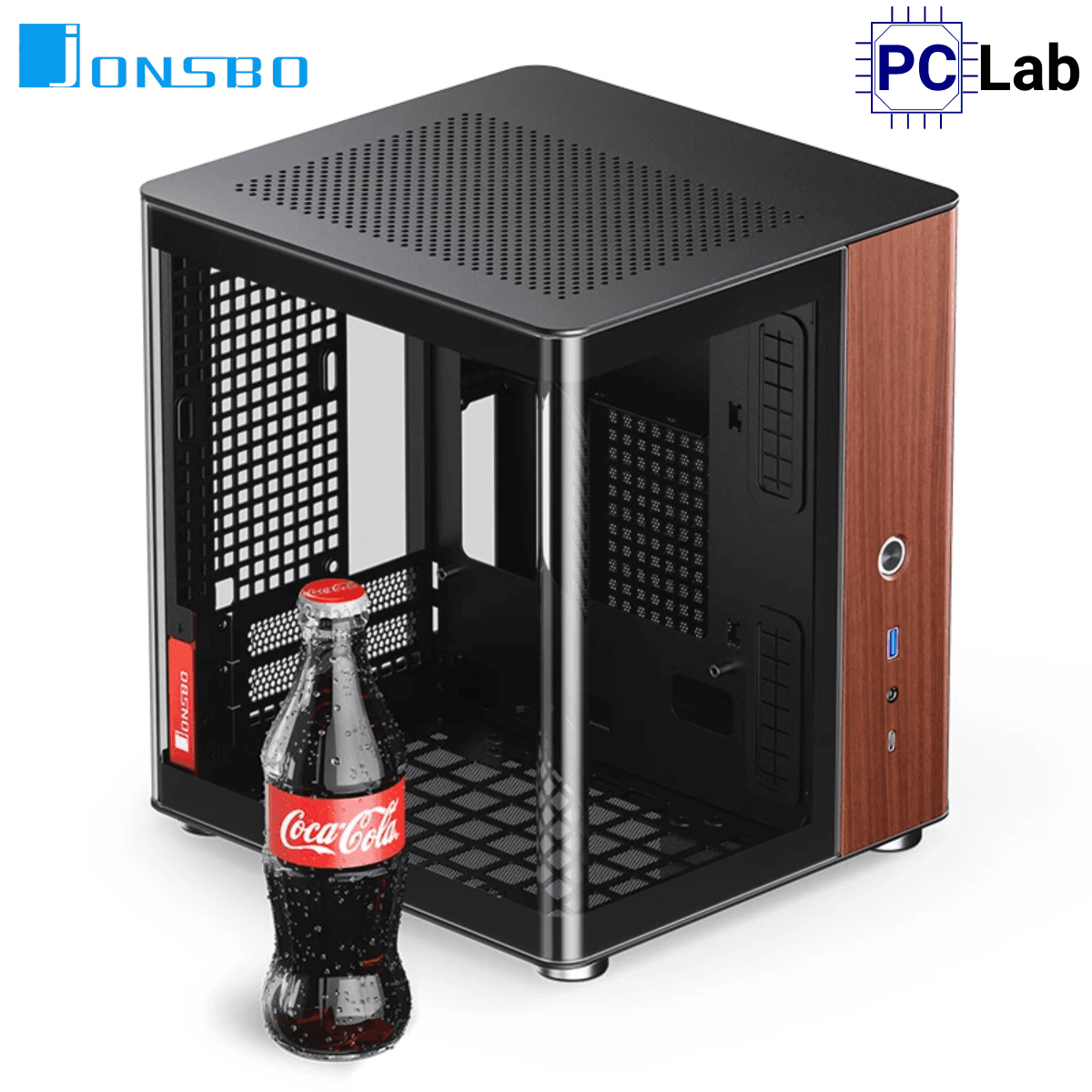 Vỏ case PC máy tính Jonsbo TK-0 Black (ITX, Mini Tower, Đen)