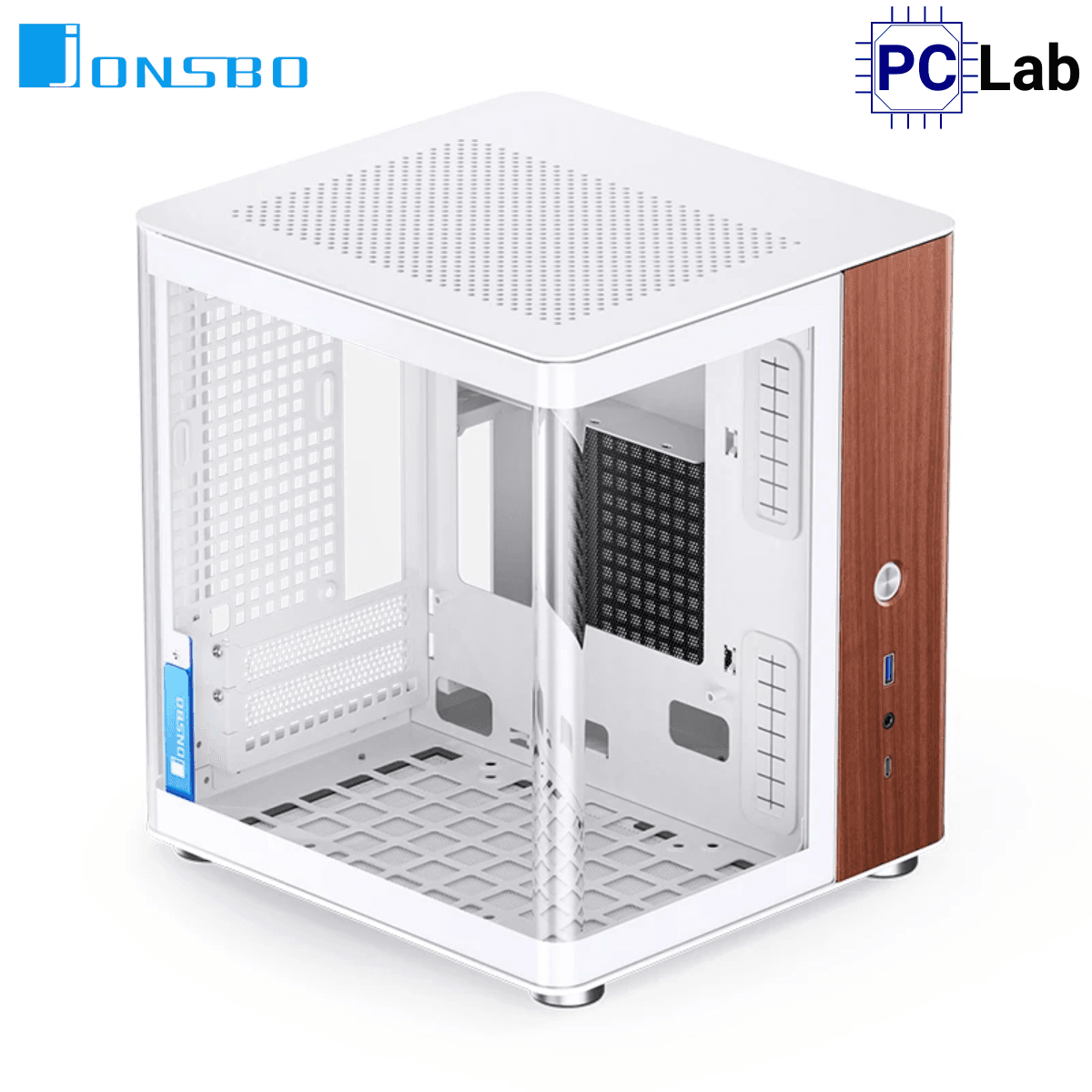 Vỏ case PC máy tính Jonsbo TK-0 White (ITX, Mini Tower, Trắng)