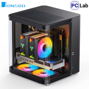 Vỏ case PC máy tính Jonsbo TK-1 Black (M-ATX, Mid Tower, Đen)