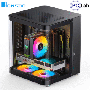 Vỏ case PC máy tính Jonsbo TK-1 Black (M-ATX, Mid Tower, Đen)