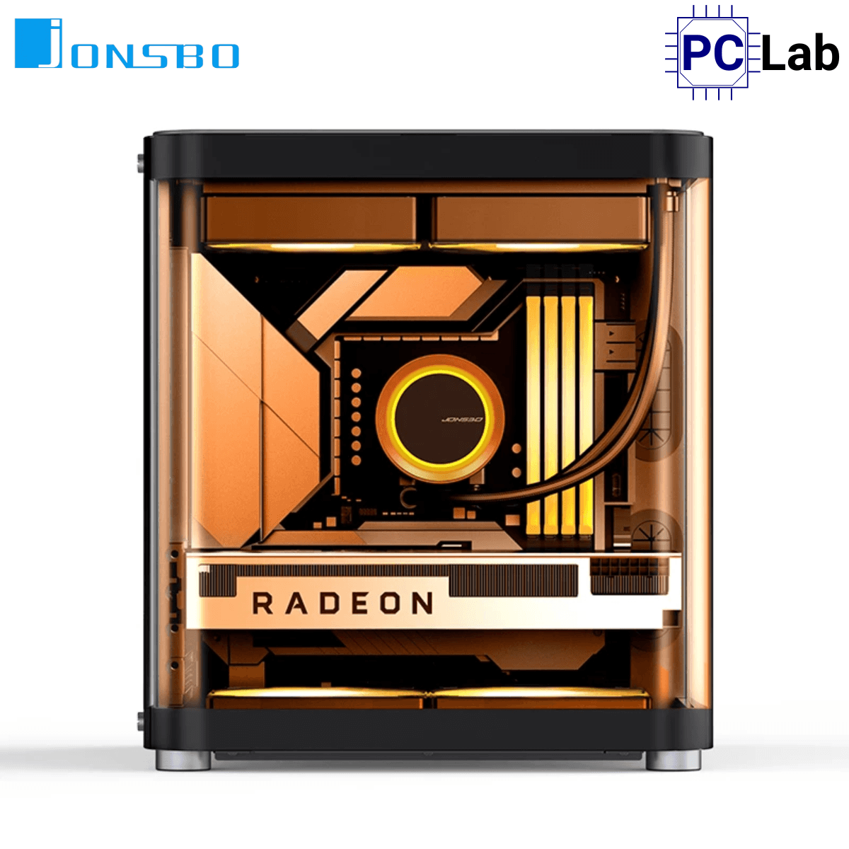 Vỏ case PC máy tính Jonsbo TK-1 Black (M-ATX, Mid Tower, Đen)