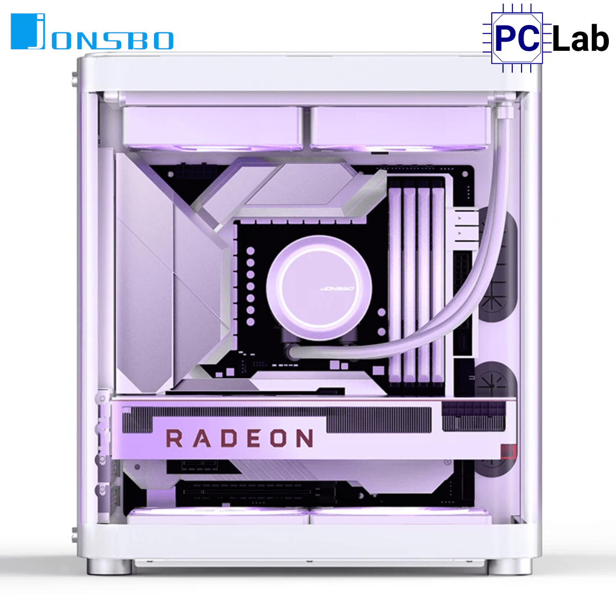 Vỏ case PC máy tính Jonsbo TK-1 White (M-ATX, Mid Tower, Trắng)
