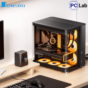 Vỏ case PC máy tính Jonsbo TK-2 Black (ATX, Mid Tower, Đen)
