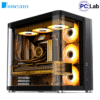 Vỏ case PC máy tính Jonsbo TK-2 Black (ATX, Mid Tower, Đen)