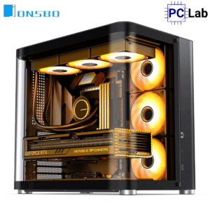 Vỏ case PC máy tính Jonsbo TK-2 Black (ATX, Mid Tower, Đen)