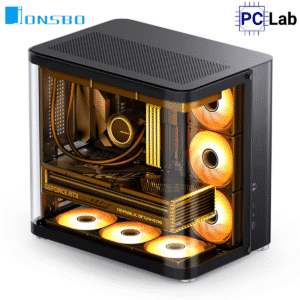 Vỏ case PC máy tính Jonsbo TK-2 Black (ATX, Mid Tower, Đen)