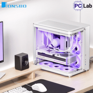 Vỏ case PC máy tính Jonsbo TK-2 White (ATX, Mid Tower, Trắng)