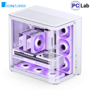 Vỏ case PC máy tính Jonsbo TK-2 White (ATX, Mid Tower, Trắng)