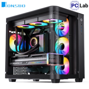 Vỏ case PC máy tính Jonsbo TK-3 Black (ATX, Mid Tower, Đen)