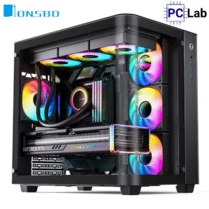 Vỏ case PC máy tính Jonsbo TK-3 Black (ATX, Mid Tower, Đen)