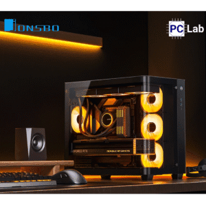 Vỏ case PC máy tính Jonsbo TK-3 Black (ATX, Mid Tower, Đen)
