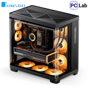 Vỏ case PC máy tính Jonsbo TK-4 Black (ATX, Mid Tower, Đen)