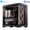 Vỏ case PC máy tính Jonsbo TK-4 Black (ATX, Mid Tower, Đen)