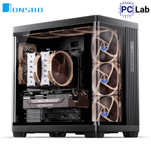 Vỏ case PC máy tính Jonsbo TK-4 Black (ATX, Mid Tower, Đen)