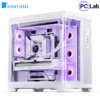 Vỏ case PC máy tính Jonsbo TK-4 White (ATX, Mid Tower, Trắng)