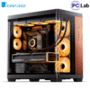 Vỏ case PC máy tính Jonsbo TK-4 WOOD (ATX, Mid Tower, Đen Gỗ)