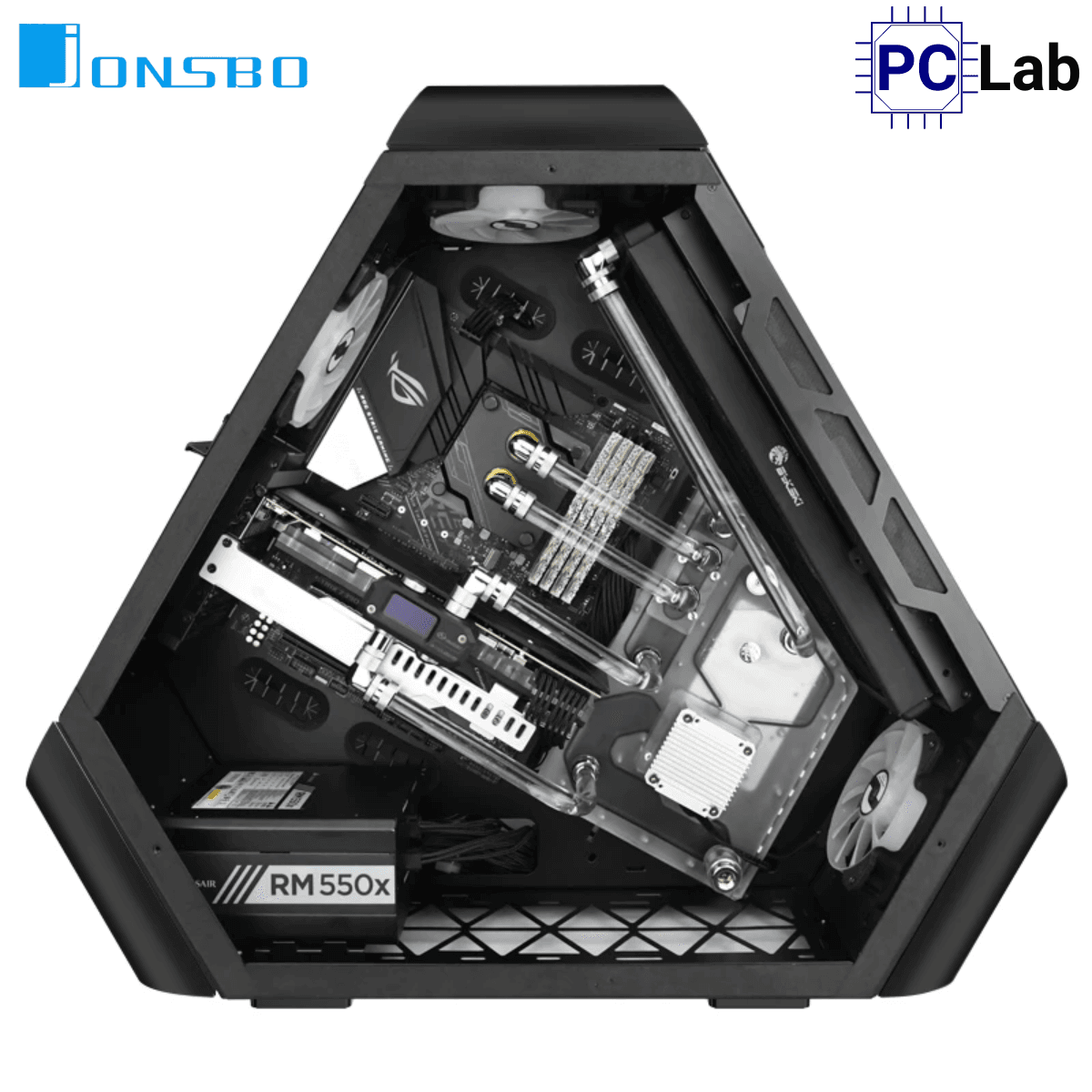 Vỏ case PC máy tính Jonsbo TR03-A Black (ATX, Mid Tower, Đen)